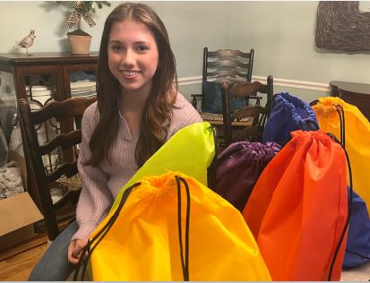 Barrington teenager donates 200 bags full of necessities to Providence homeless