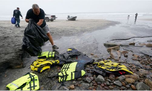 Al menos 8 muertos tras naufragio de embarcación en el condado de San Diego, California