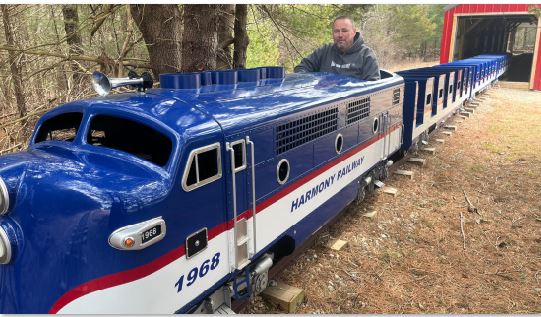 Retired firefighter offers unique train rides in Chepachet