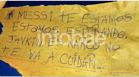 balearon un supermercado de la familia de Antonela Roccuzzo en Rosario y dejaron un mensaje mafioso