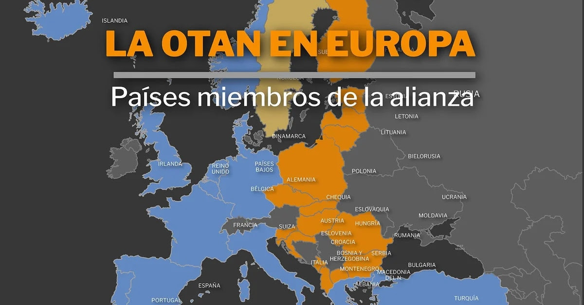 Así quedó el mapa de Europa tras la adhesión de Finlandia a la OTAN