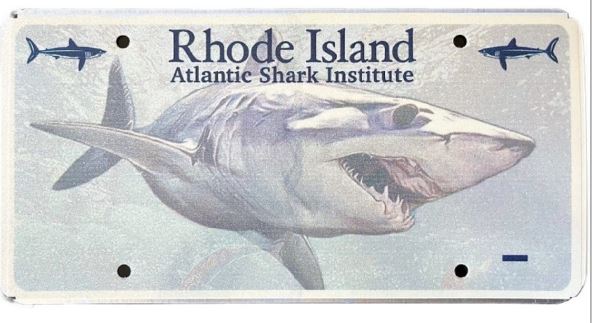 Shark license plates now available in RI