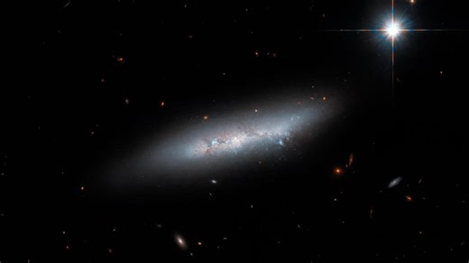 Impactante imagen de una galaxia a millones de años luz