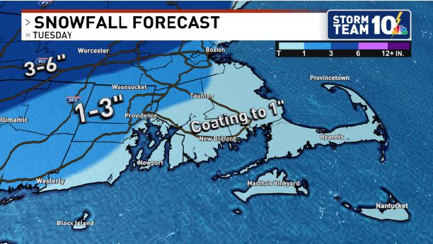 A wintry week ahead with two more chances of snow
