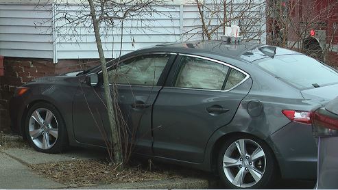 Child injured, home damaged in multi-vehicle crash in Providence