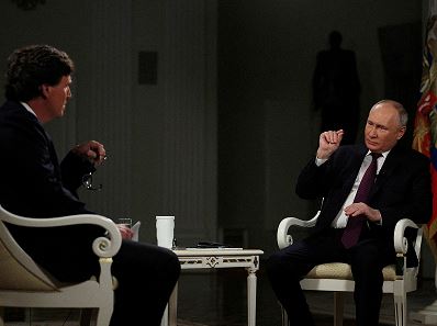 El canciller alemán Olaf Scholz dijo que la entrevista de Tucker Carlson con Putin fue una “burla” y “absurda”