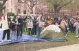Brown students start encampment on campus to protest violence in Gaza